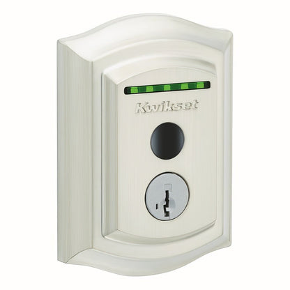 Kwikset 959TRLFPRT Halo Traditional Electronic Fingerprint Deadbolt