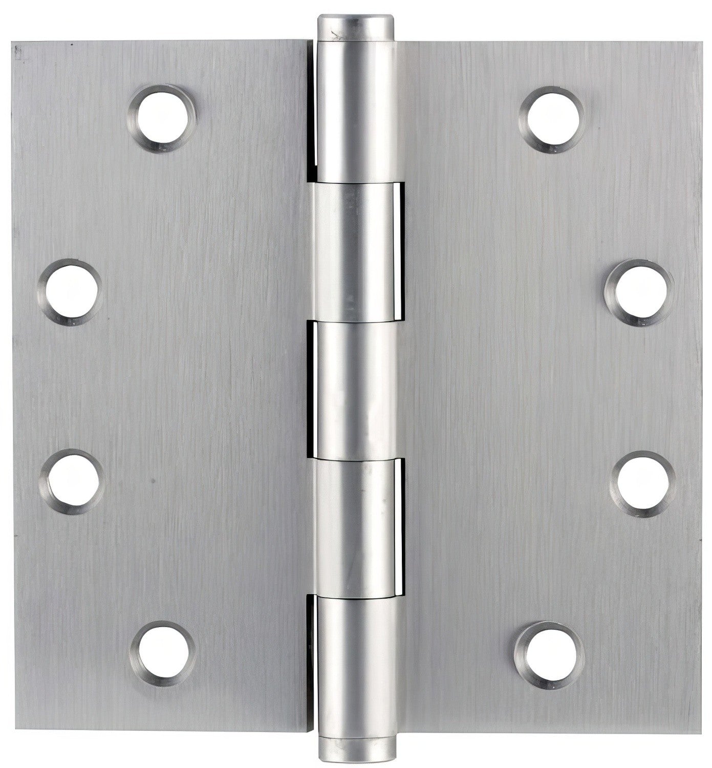 Emtek 4" x 4" Solid Brass Square Corner Plain Bearing Mortise Hinge - Pair.