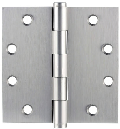 Emtek 4" x 4" Solid Brass Square Corner Plain Bearing Mortise Hinge - Pair
