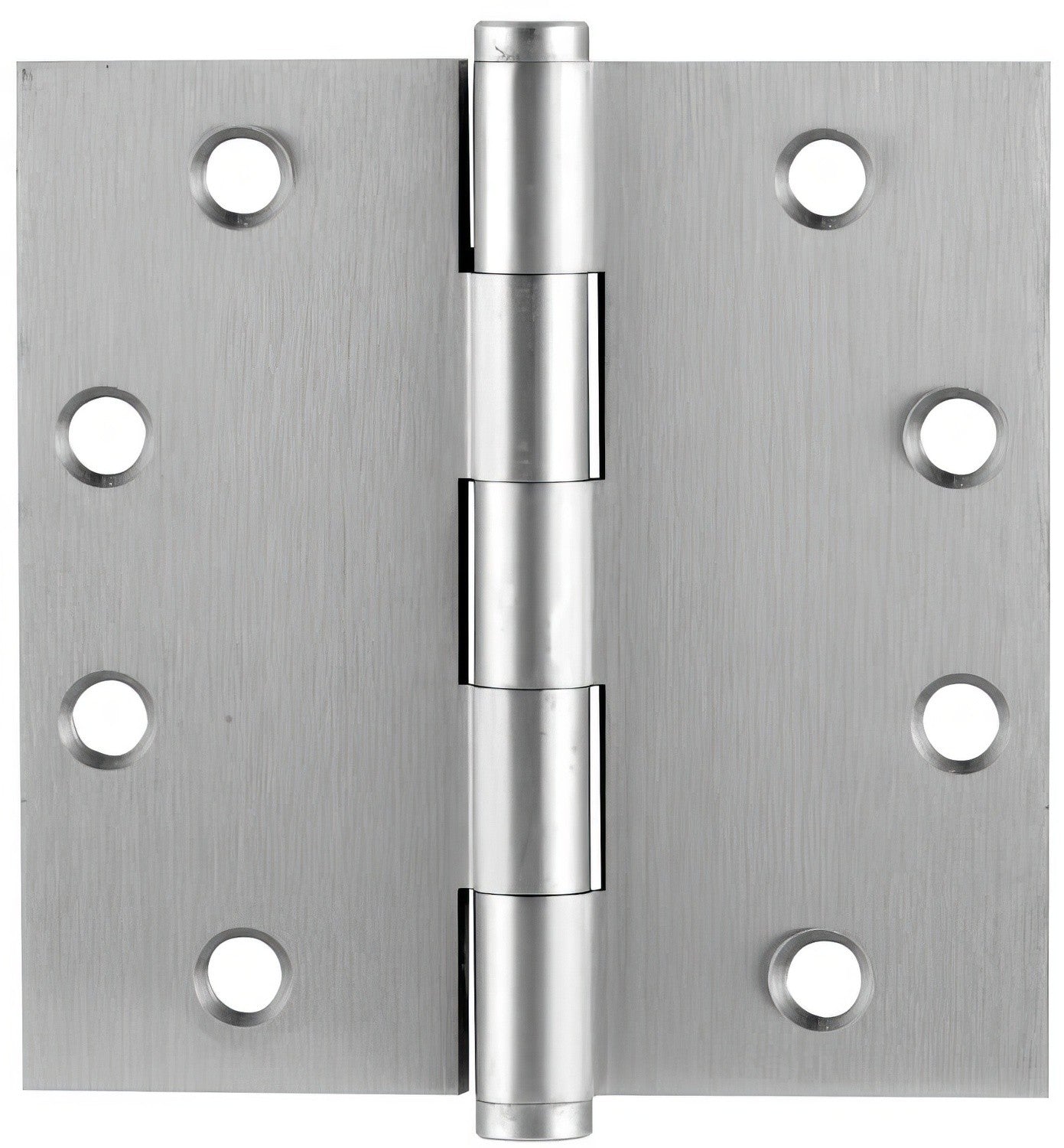 Emtek 96215US 4.5" x 4.5" Solid Brass Square Corner Plain Bearing Mortise Hinge - Pair