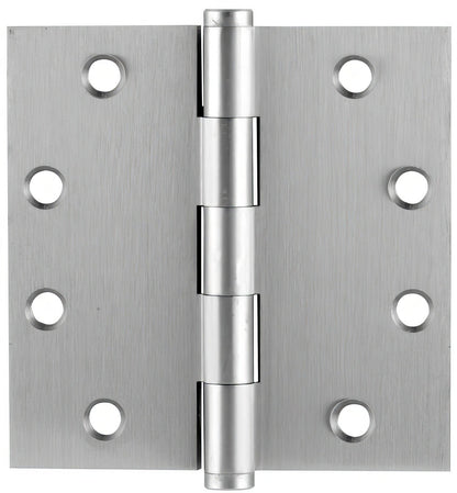 Emtek 96215US 4.5" x 4.5" Solid Brass Square Corner Plain Bearing Mortise Hinge - Pair