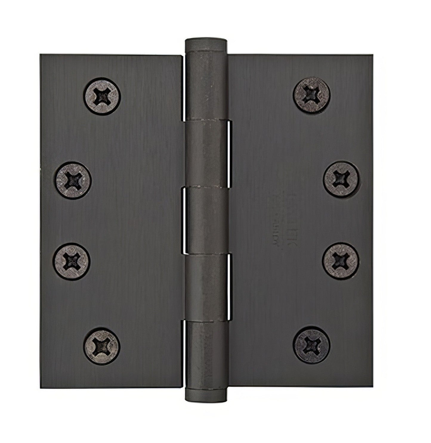 Emtek 96215US 4.5" x 4.5" Solid Brass Square Corner Plain Bearing Mortise Hinge - Pair