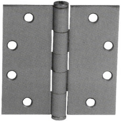 Emtek 96215US 4.5" x 4.5" Solid Brass Square Corner Plain Bearing Mortise Hinge - Pair