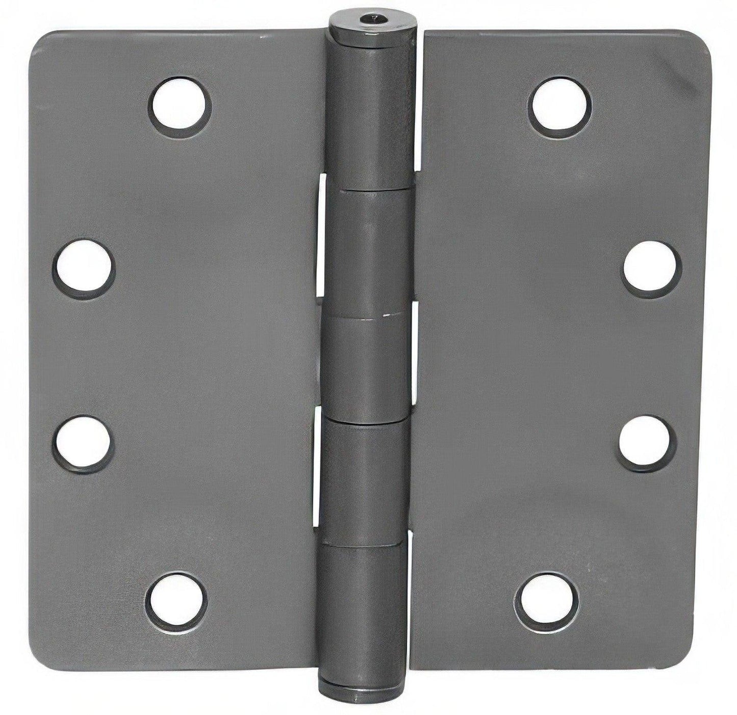 Emtek 4" x 4" Solid Brass 1/4" Radius Corner Plain Bearing Mortise Hinge - Pair.
