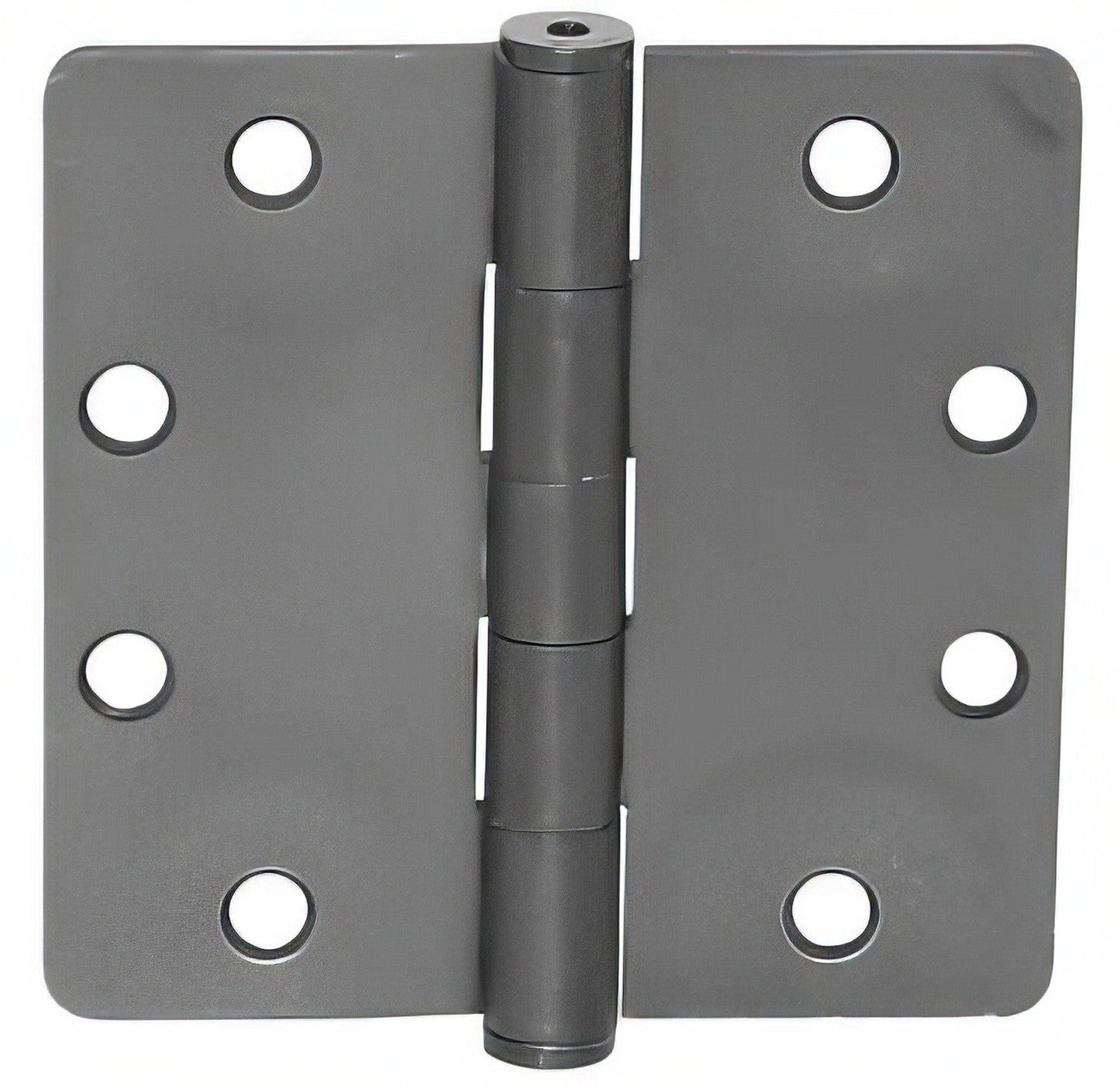Emtek 4" x 4" Solid Brass 1/4" Radius Corner Plain Bearing Mortise Hinge - Pair