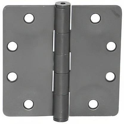 Emtek 96225US 4.5" x 4.5" Solid Brass 1/4" Radius Corner Plain Bearing Mortise Hinge - Pair.