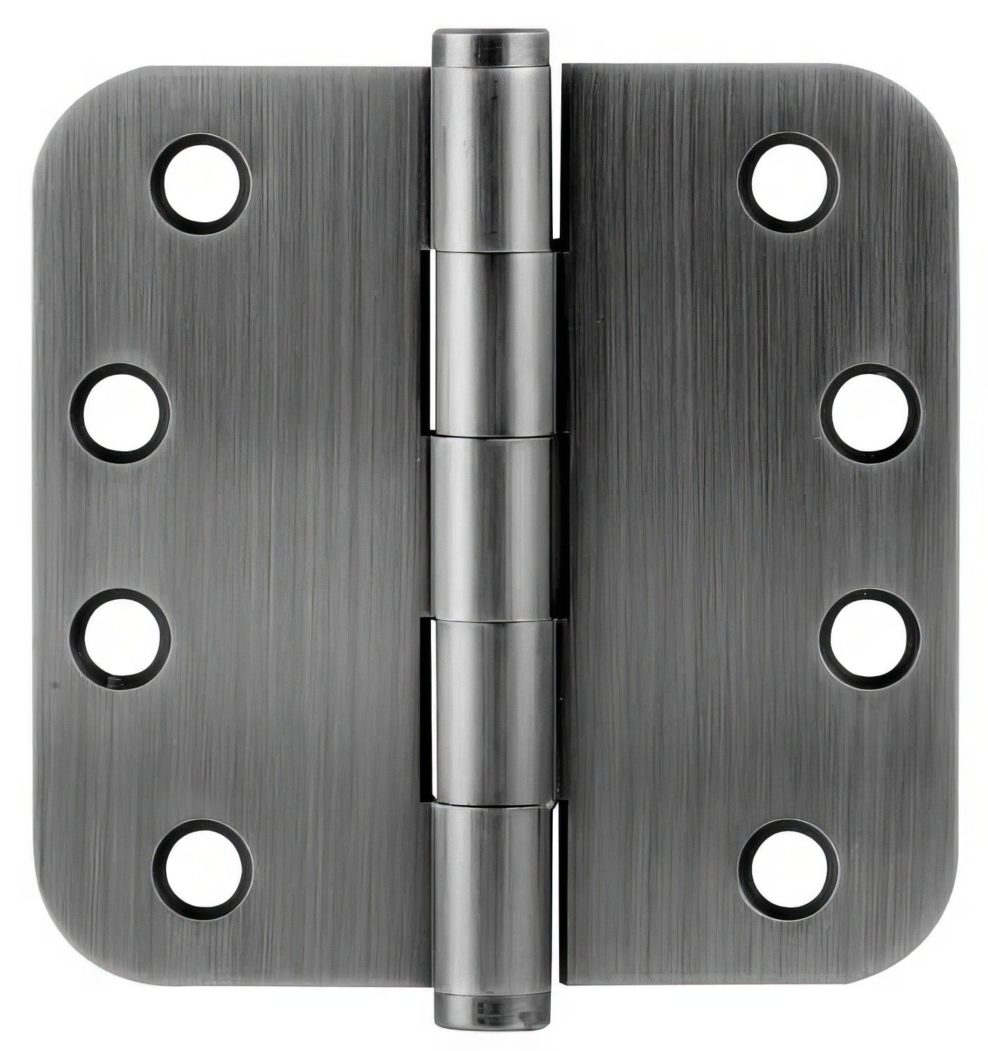 Emtek 96234 4" x 4" Solid Brass 5/8" Radius Corner Plain Bearing Mortise Hinge - Pair.