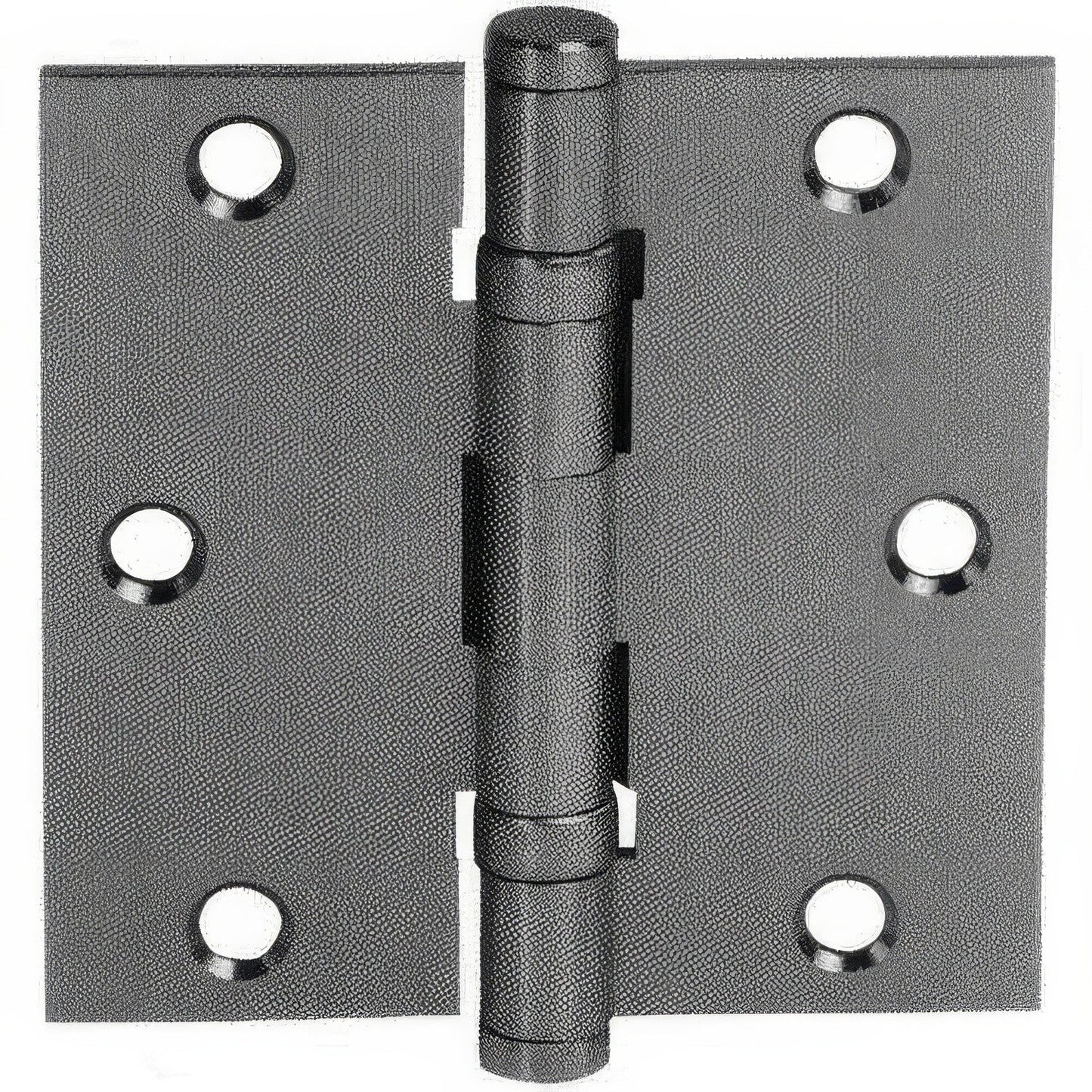 Emtek 96413 3.5" x 3.5" Solid Brass Square Corner Ball Bearing Mortise Hinge - Pair