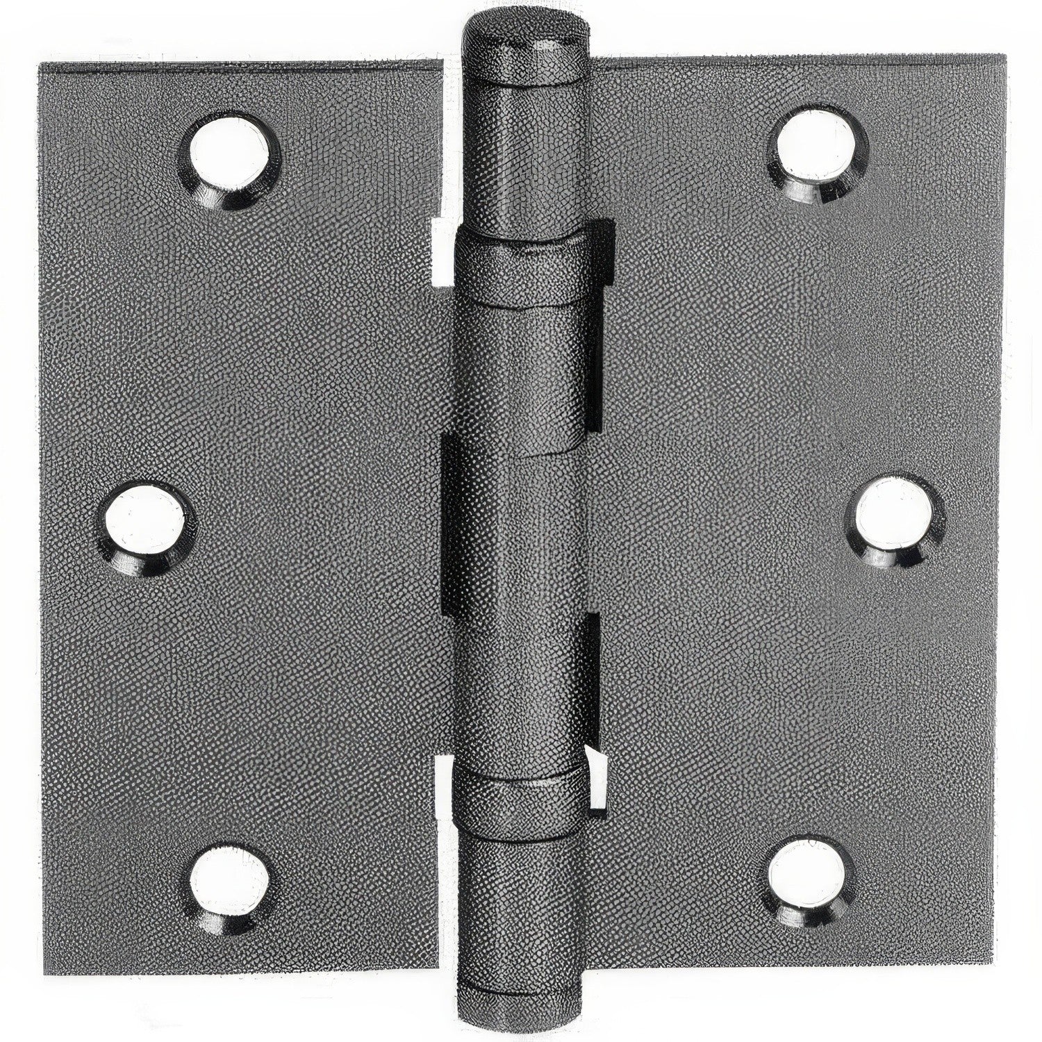 Emtek 96413 3.5" x 3.5" Solid Brass Square Corner Ball Bearing Mortise Hinge - Pair