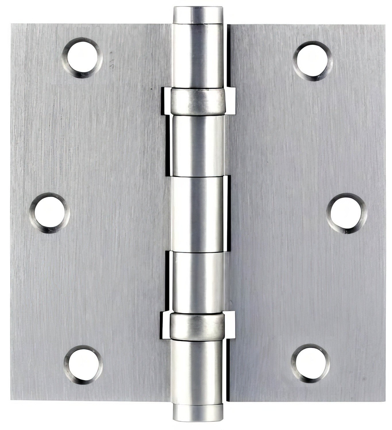 Emtek 96413 3.5" x 3.5" Solid Brass Square Corner Ball Bearing Mortise Hinge - Pair