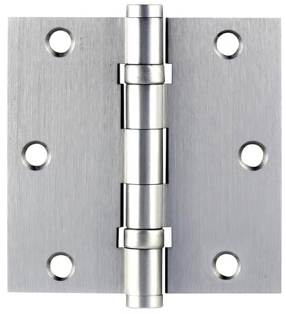 Emtek 96413 3.5" x 3.5" Solid Brass Square Corner Ball Bearing Mortise Hinge - Pair