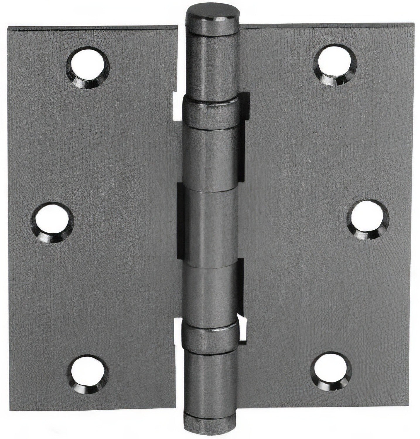 Emtek 96413 3.5" x 3.5" Solid Brass Square Corner Ball Bearing Mortise Hinge - Pair