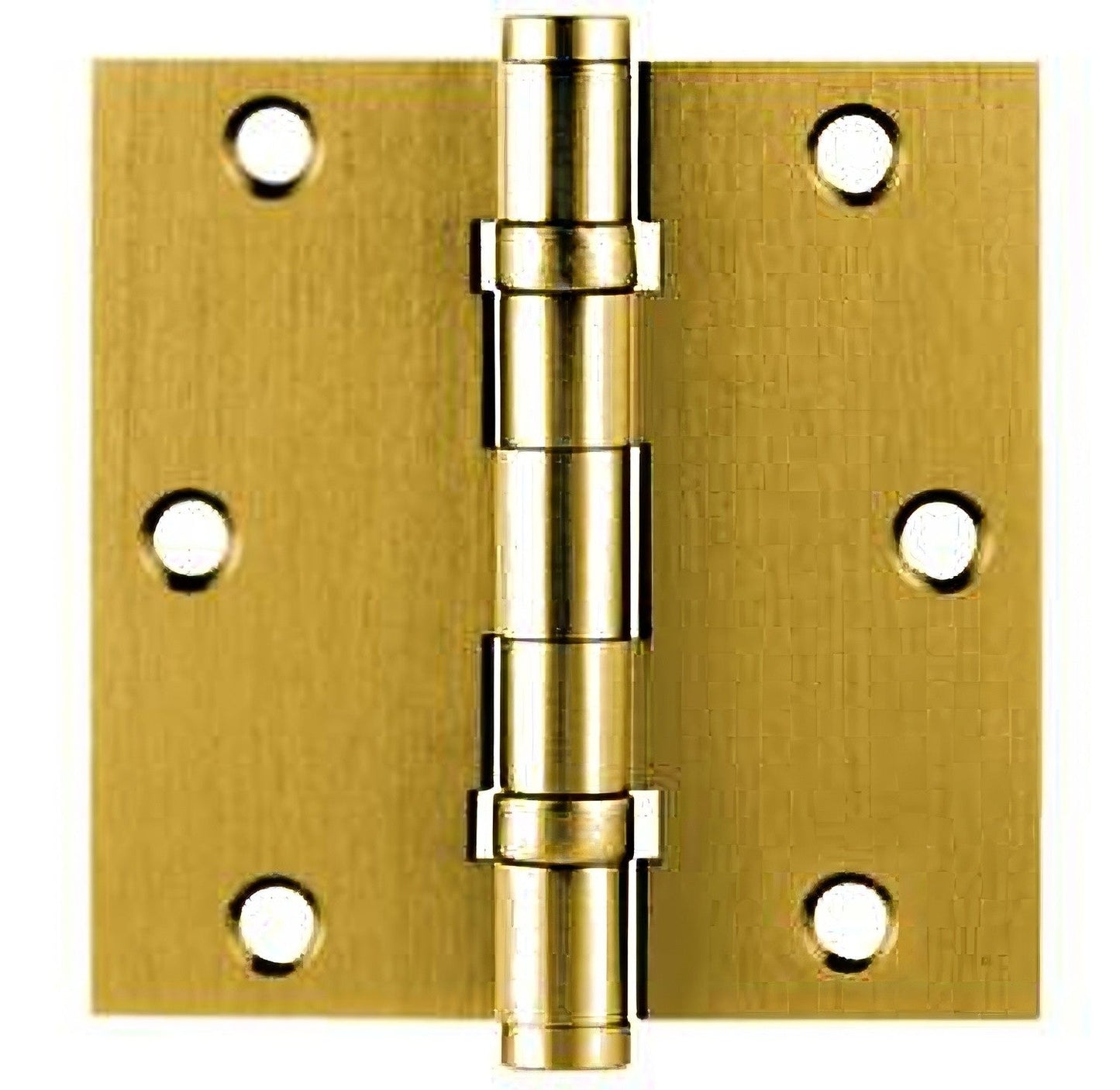 Emtek 96413 3.5" x 3.5" Solid Brass Square Corner Ball Bearing Mortise Hinge - Pair