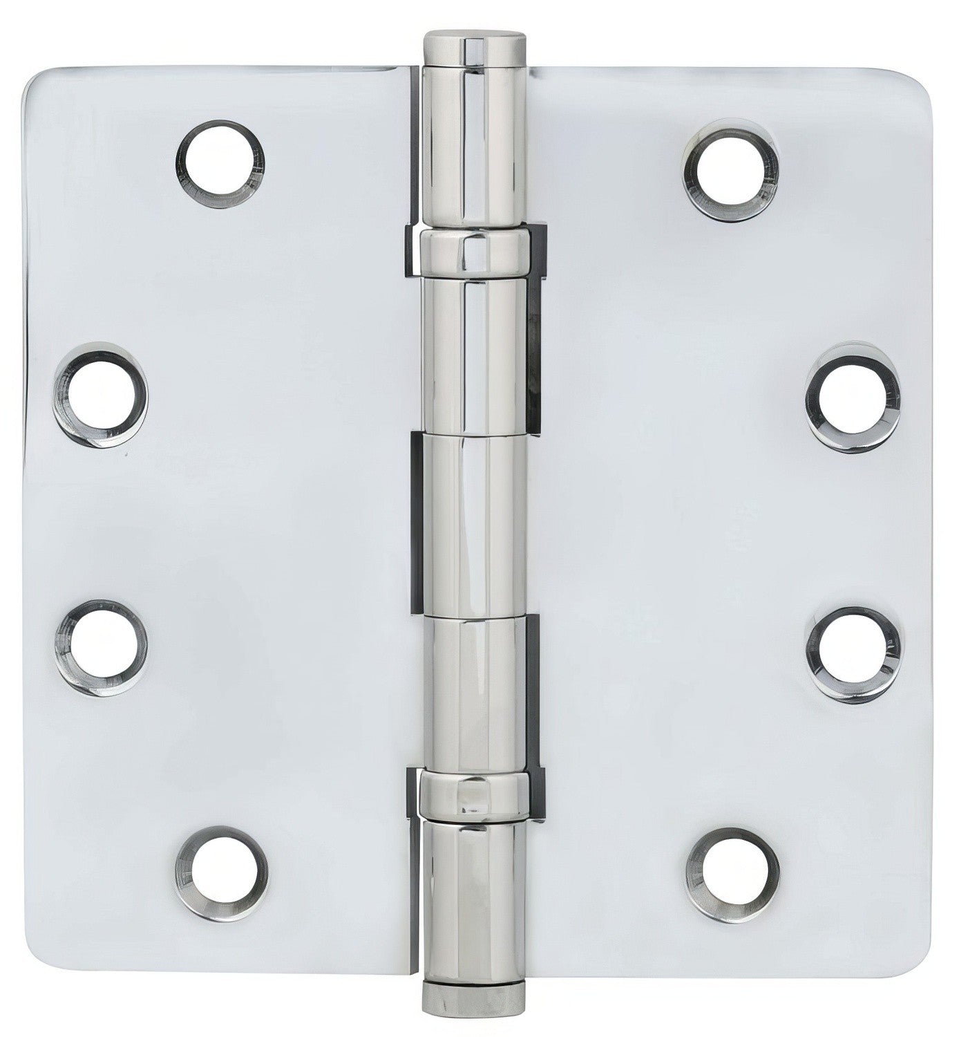 Emtek 4" x 4" Solid Brass Square Corner Ball Bearing Mortise Hinge - Pair