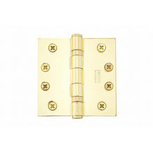 Emtek 4" x 4" Solid Brass Square Corner Ball Bearing Mortise Hinge - Pair