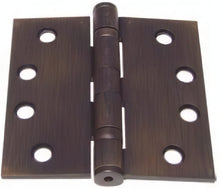 Emtek 5" x 5" Solid Brass Square Corner Ball Bearing Mortise Hinge - Pair NRP.
