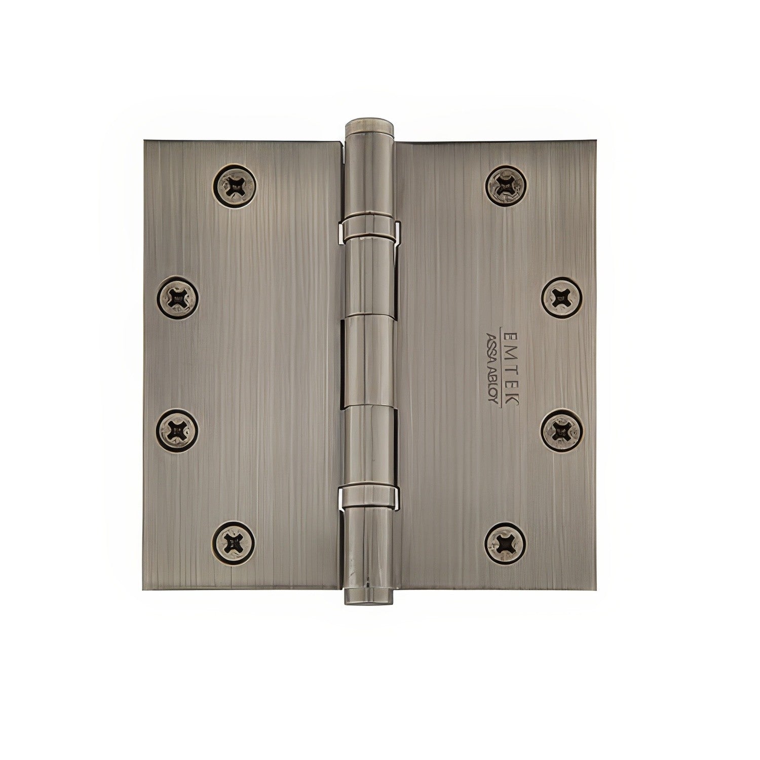Emtek 5" x 5" Solid Brass Square Corner Ball Bearing Mortise Hinge - Pair NRP.