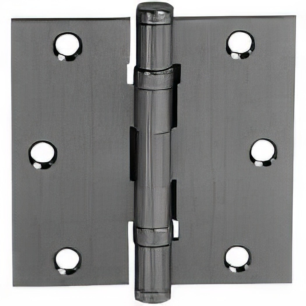 Emtek 5" x 5" Solid Brass Square Corner Ball Bearing Mortise Hinge - Pair NRP.