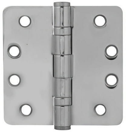 Emtek 4.5" x 4.5" Solid Brass Square Corner Ball Bearing Mortise Hinge - Pair.