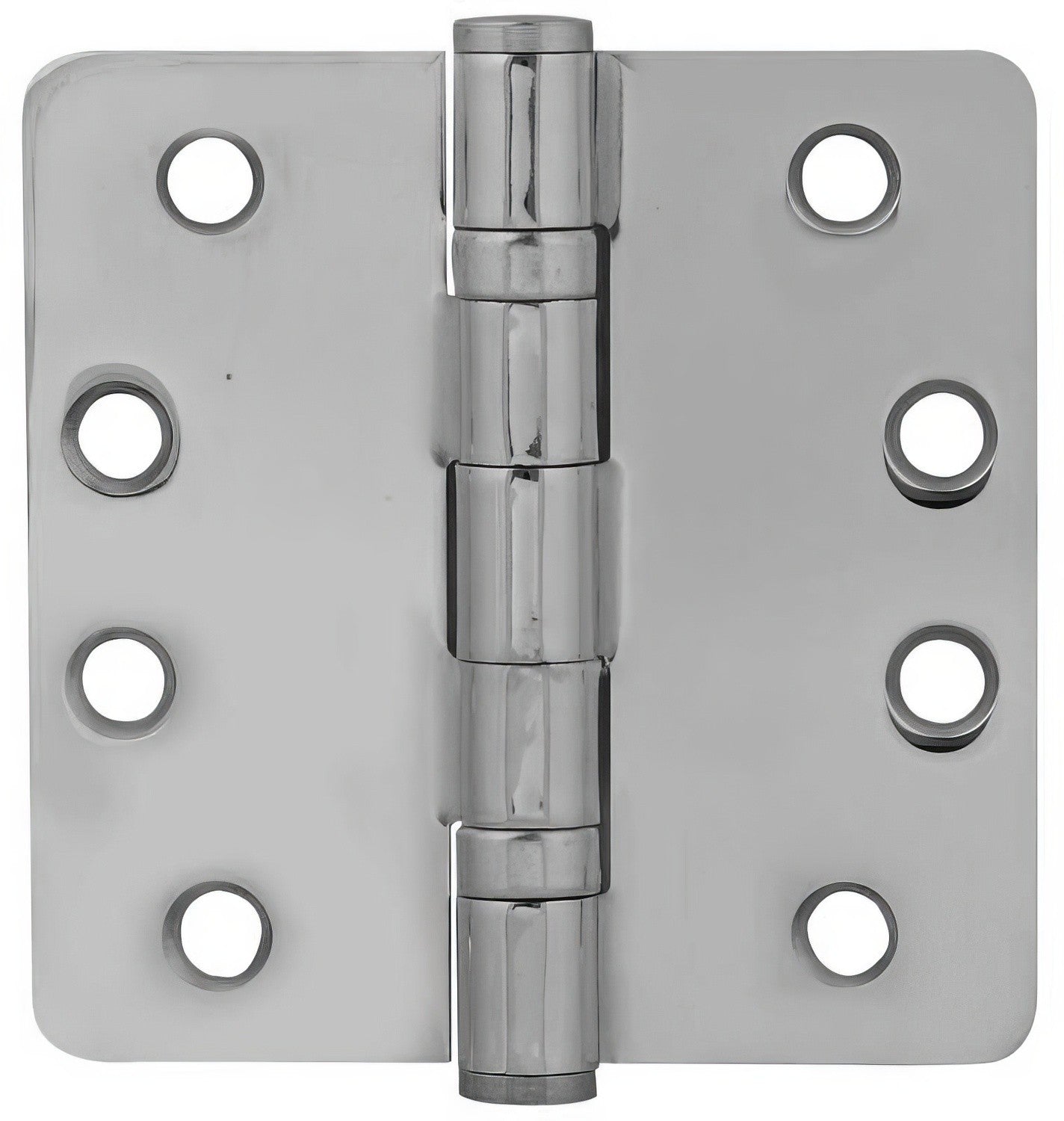 Emtek 4.5" x 4.5" Solid Brass Square Corner Ball Bearing Mortise Hinge - Pair