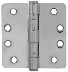 Emtek 4.5" x 4.5" Solid Brass Square Corner Ball Bearing Mortise Hinge - Pair