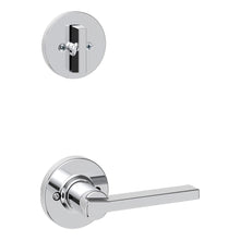 Kwikset 966CSLRDT-26.UNIV Casey Lever with Round Rose Interior Single Cylinder Handleset Trim for Both 800 and 687 Series Handlesets Bright Chrome Finish.