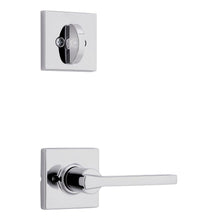 Kwikset 966CSLSQT-26.UNIV Casey Lever with Square Rose Interior Single Cylinder Handleset Trim for Both 800 and 687 Series Handlesets Bright Chrome Finish.
