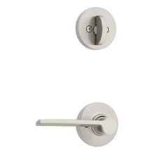 Kwikset 966LRLRDTRH-15.UNIV Right Hand Ladera Lever with Round Rose Interior Single Cylinder Handleset Trim for Both 800 and 687 Series Handlesets Satin Nickel Finish.