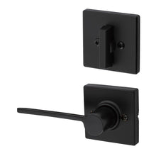 Kwikset 966LRLSQTRH-514.UNIV Right Hand Ladera Lever with Square Rose Interior Single Cylinder Handleset Trim for Both 800 and 687 Series Handlesets Matte Black Finish.