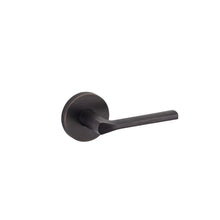 Kwikset 966LSLRDT-11P.UNIV Lisbon Lever with Round Rose Interior Single Cylinder Handleset Trim for Both 800 and 687 Series Handlesets Venetian Bronze Finish.