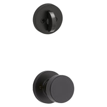 Kwikset 966PSKRDT-514.UNIV Pismo Knob with Round Rose Interior Single Cylinder Handleset Trim for Both 800 and 687 Series Handlesets Matte Black Finish.