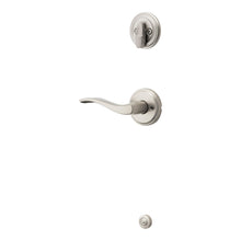 Kwikset 966SELLH-15.UNIV Left Hand Sedona Lever Interior Single Cylinder Handleset Trim for Both 800 and 687 Series Handlesets Satin Nickel Finish.