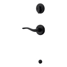 Kwikset 966SELLH-514.UNIV Left Hand Sedona Lever Interior Single Cylinder Handleset Trim for Both 800 and 687 Series Handlesets Matte Black Finish.