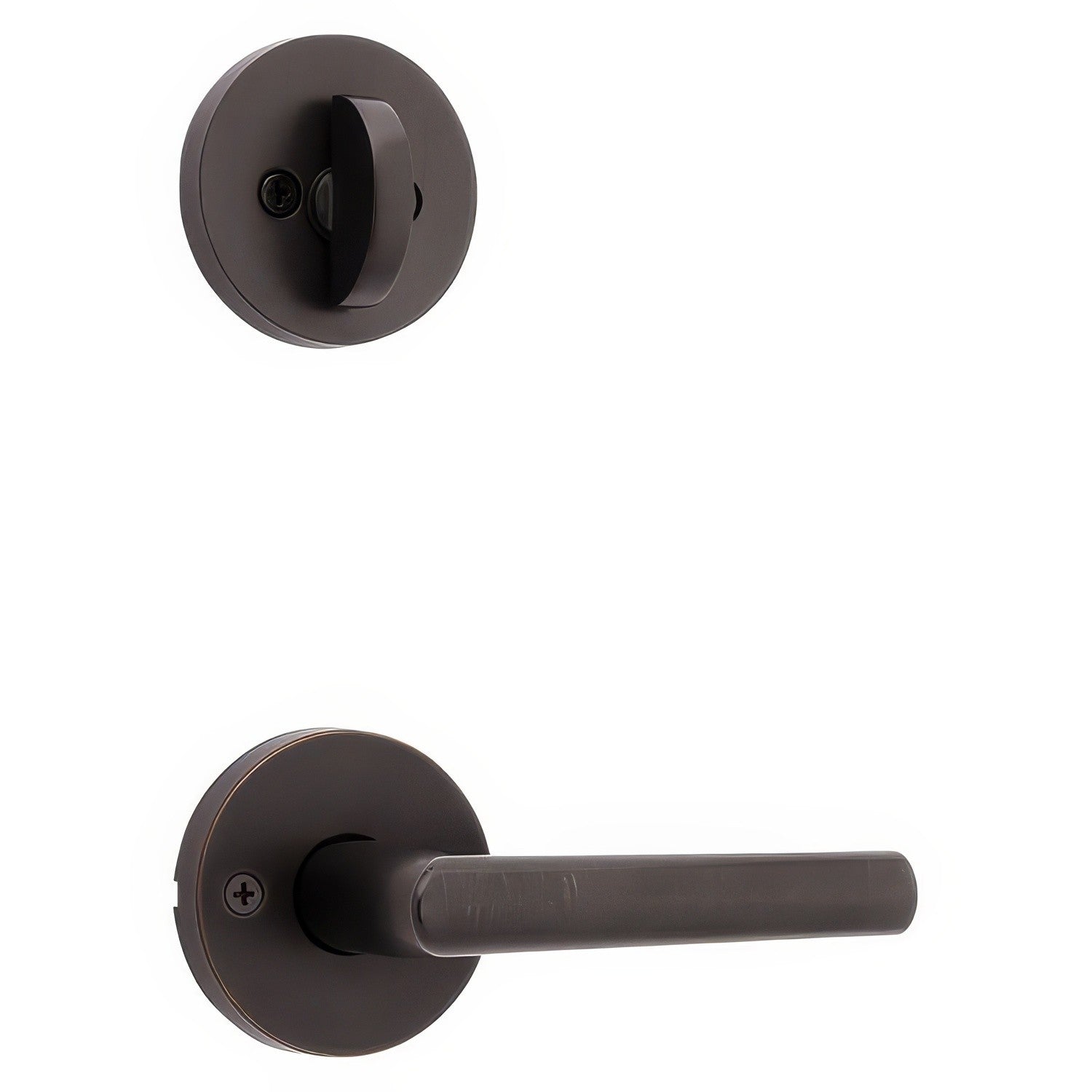 Kwikset 966MILRDT Milan Single Cylinder Interior Pack with Round Rosette.