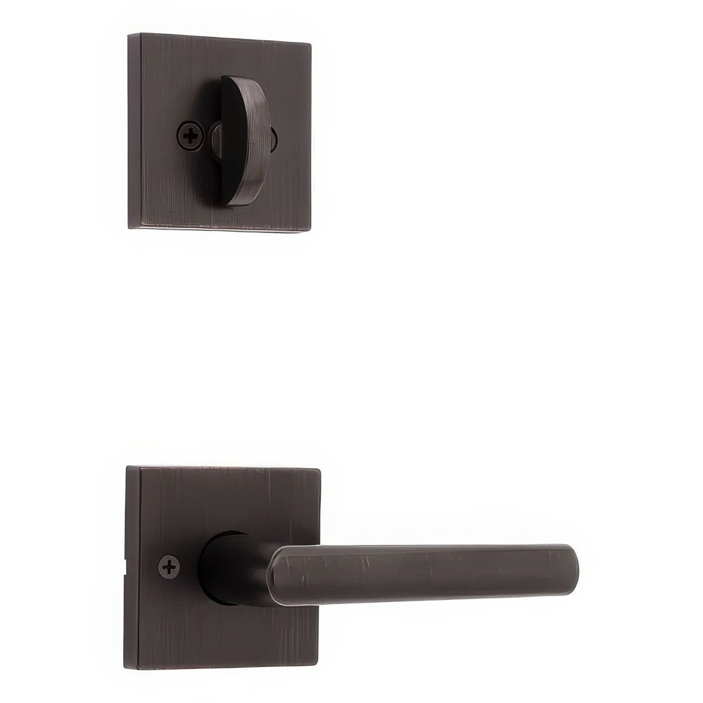 Kwikset 966MILSQT Milan Single Cylinder Interior Pack with Square Rosette