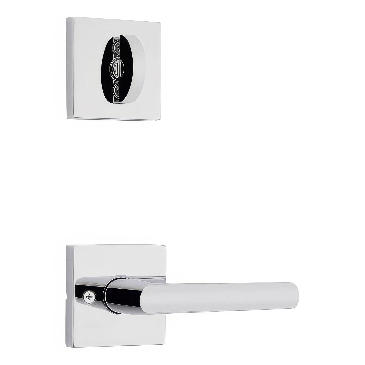 Kwikset 966MILSQT Milan Single Cylinder Interior Pack with Square Rosette