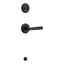 Kwikset 968PHL-514 Perth Lever Interior Dummy Handleset Trim Matte Black Finish.