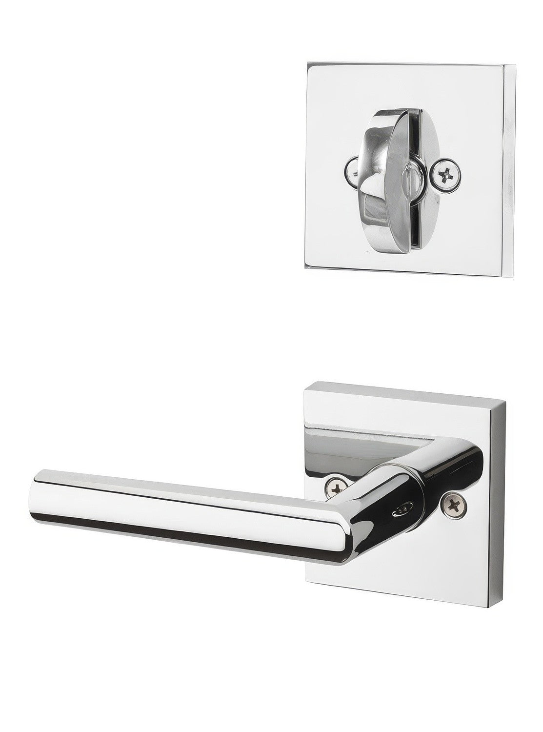 Kwikset 968MILSQT Milan Dummy Interior Pack with Square Rosette.