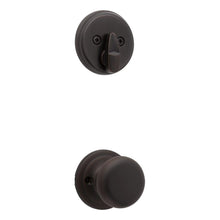 Kwikset 971H-11P Single Cylinder Interior Hancock Knob Trim Venetian Bronze Finish.