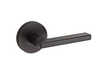 Kwikset 971HFLRDT-11P Single Cylinder Interior Halifax Lever Trim with Round Rose Venetian Bronze Finish.