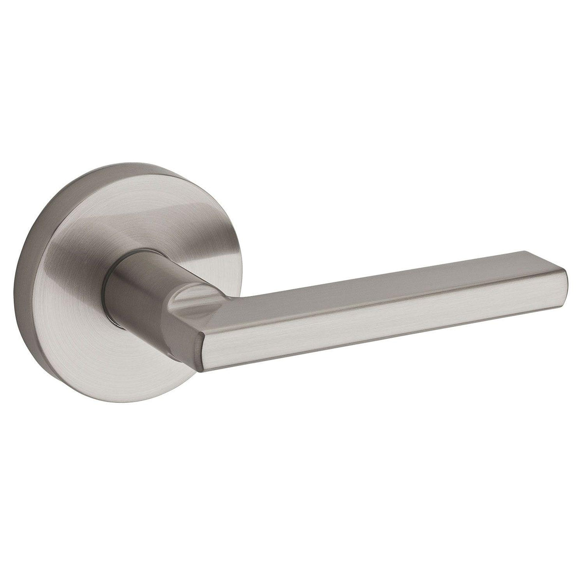 Kwikset 971HFLRDT-15 Single Cylinder Interior Halifax Lever Trim with Round Rose Satin Nickel Finish.