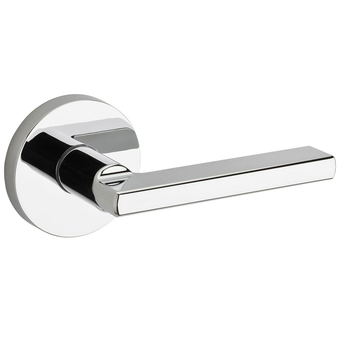 Kwikset 971HFLRDT-26 Single Cylinder Interior Halifax Lever Trim with Round Rose Bright Chrome Finish.