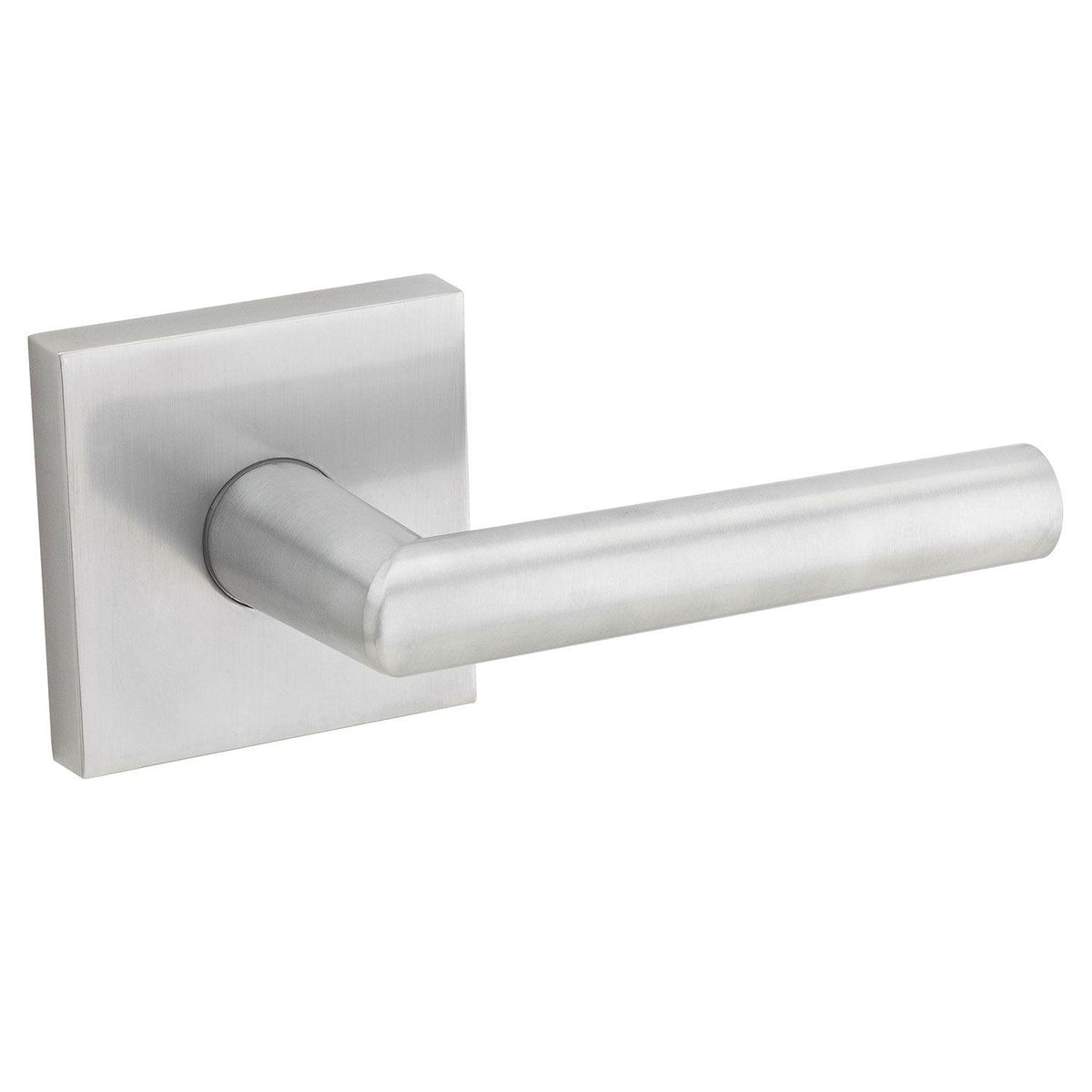 Kwikset 971MILSQT-26D Single Cylinder Interior Milan Lever Trim with Square Rose Satin Chrome Finish.