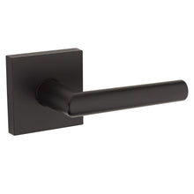 Kwikset 971MILSQT-514 Single Cylinder Interior Milan Lever Trim with Square Rose Matte Black Finish.