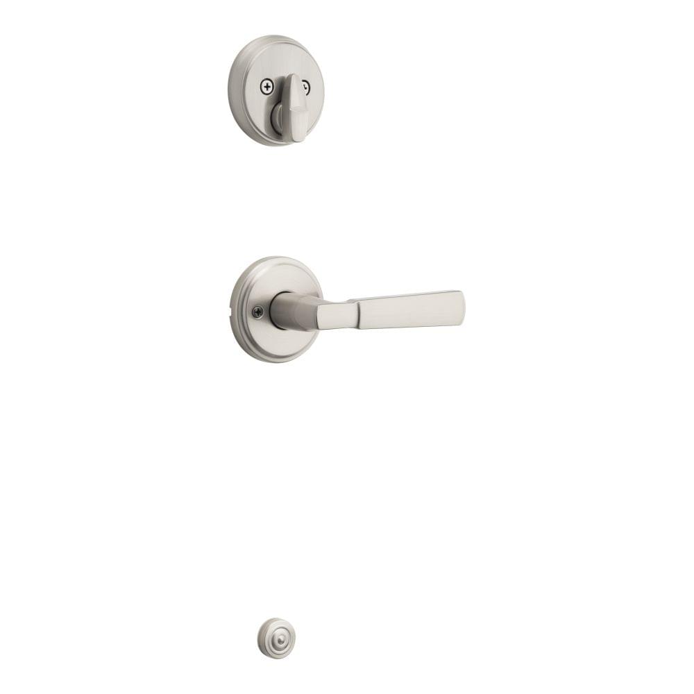 Kwikset 971PHL-15 Perth Lever Interior Single Cylinder Handleset Trim Satin Nickel Finish.