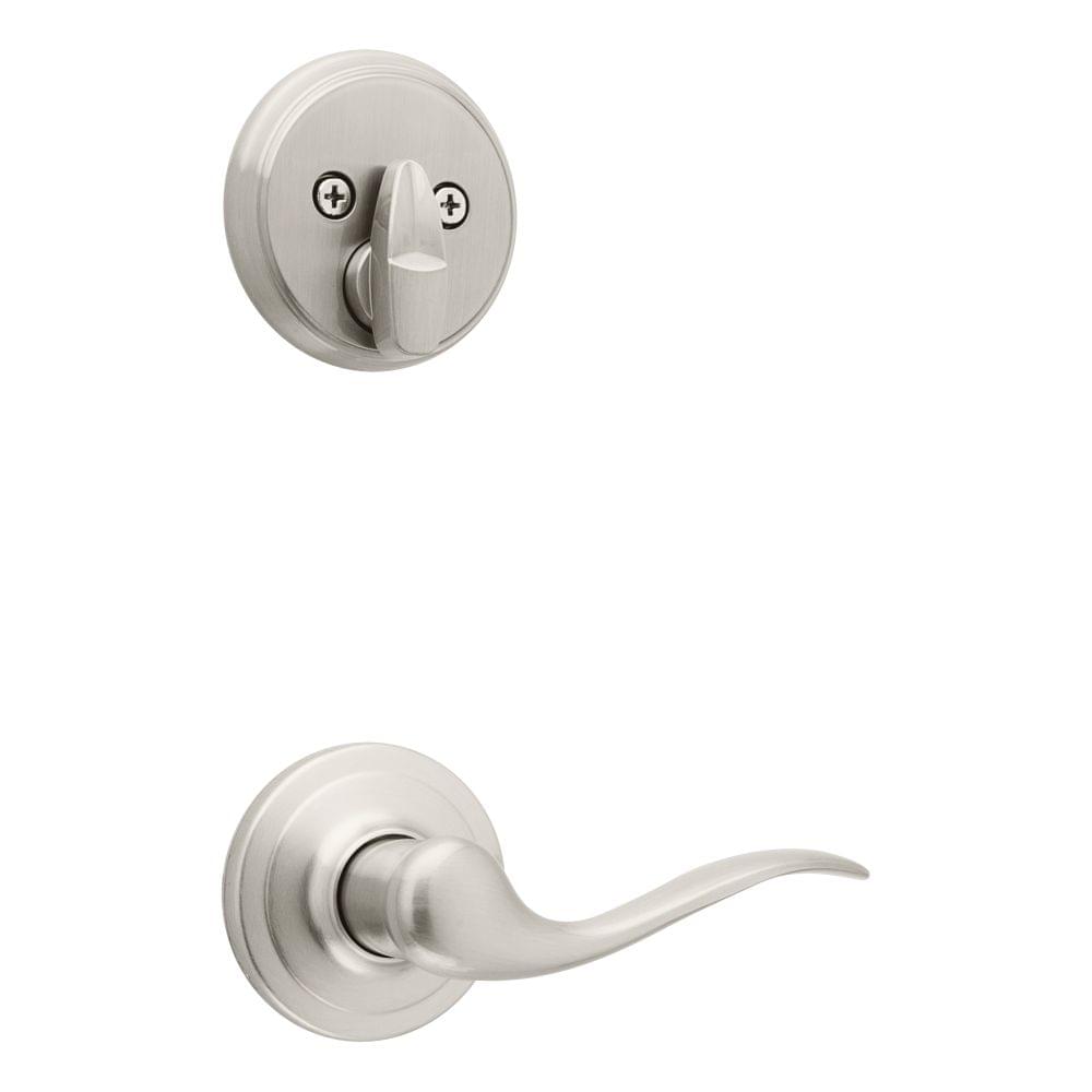 Kwikset 971TNLRH-15 Right Hand Single Cylinder Interior Tustin Lever Trim Satin Nickel Finish.