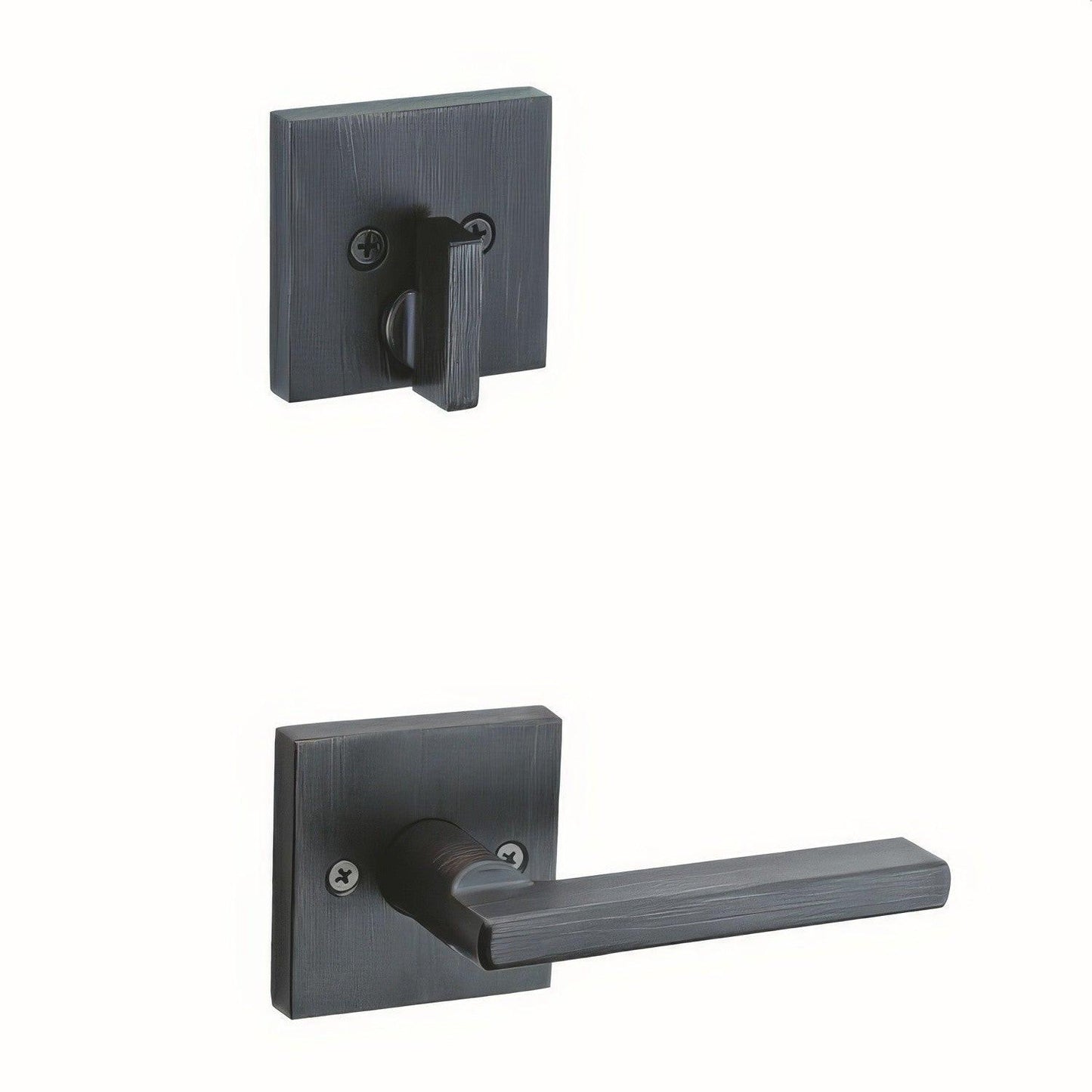 Kwikset 971HFLSQT Halifax Interior Trim for Single Cylinder Entry Handlesets.
