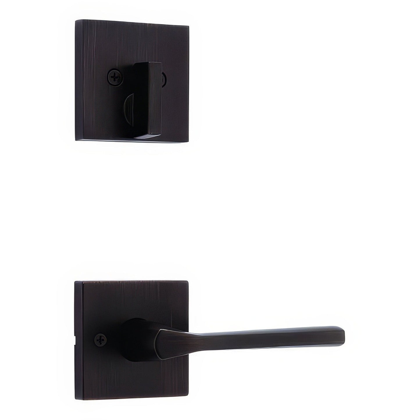 Kwikset 971LSLSQT Lisbon Interior Trim for Single Cylinder Handlesets.