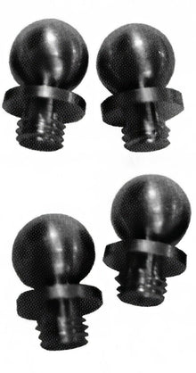 Emtek 7/16" Diameter Solid Brass Ball Tip Finial for 3-1/2" Residential Duty Hinges