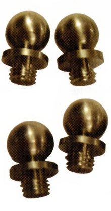 Emtek 7/16" Diameter Solid Brass Ball Tip Finial for 3-1/2" Residential Duty Hinges